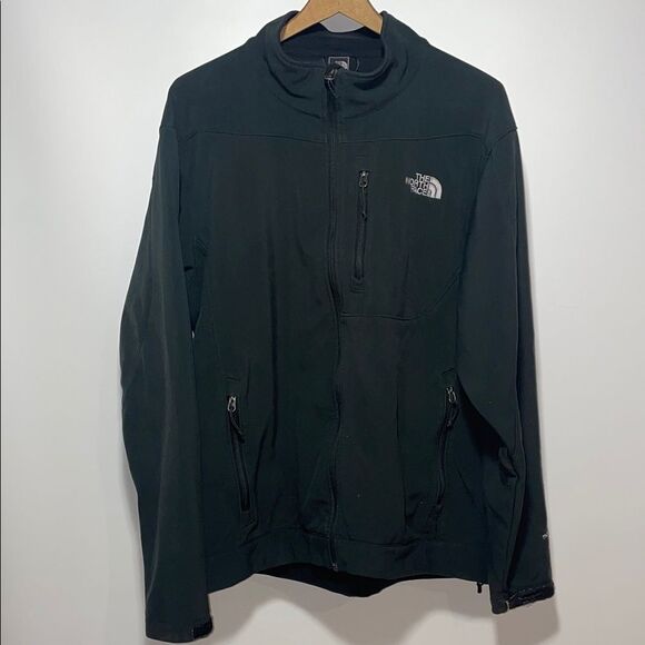 The North Face Black Performance Jacket with Stand-Up Collar - Picture 1 of 9